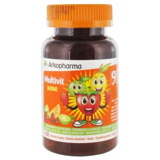 Arkopharma Multivit Azinc - 60 gommes vitaminées