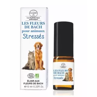 Elixirs & Co Les Fleurs de Bach pour animaux stressés Bio - 10ml