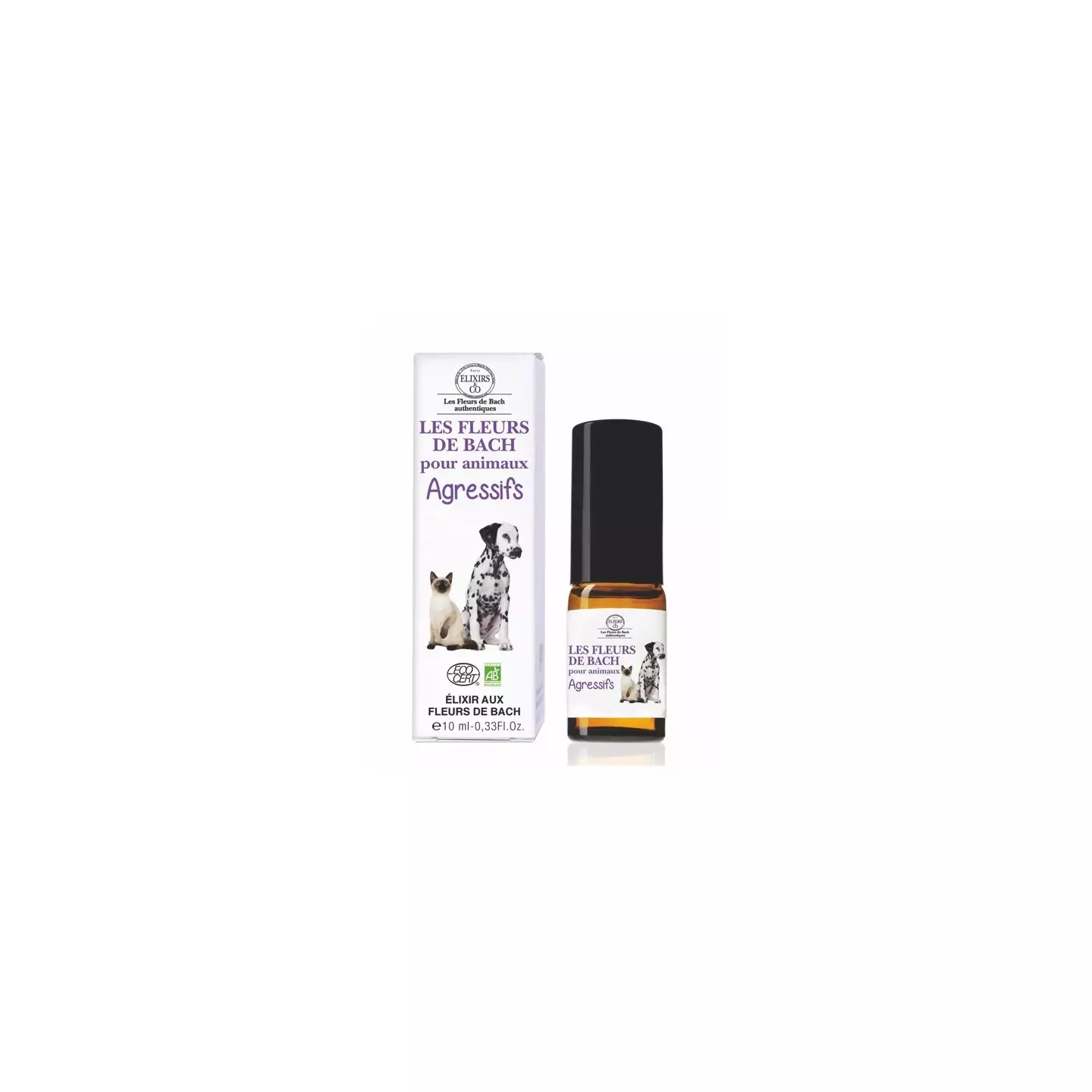 Spray Elixirs & Co Pour Animaux Peureux - Fleurs De Bach Bio - Flacon 10 Ml - Neuf - Apaisant Naturel
