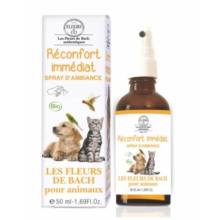 Elixirs & Co Spray d'ambiance Réconfort immédiat pour animaux Bio - 50ml
