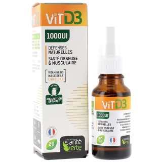 Santé Verte Vitamine D3 1000UI - 20ml