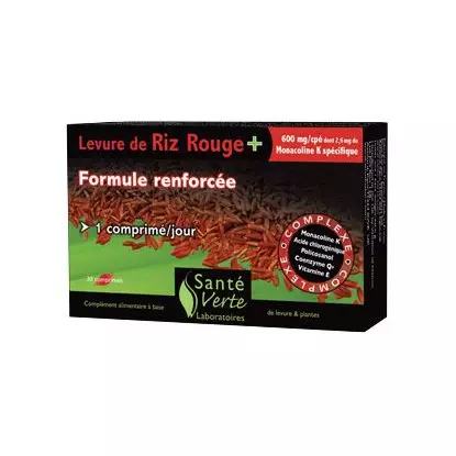 LEVURE DE RIZ ROUGE 30cpr - sante verte