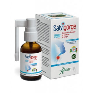 Aboca Salvigorge 2Act Spray sans alcool - 30ml