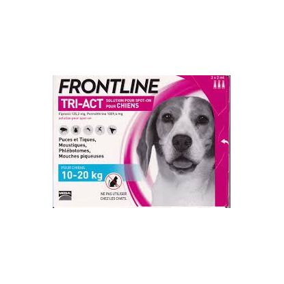 Frontline TRI-ACT Chiens 10-20 kg 3 pipettes