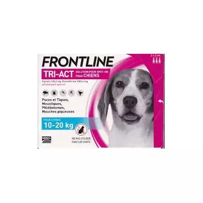 Frontline TRI-ACT Chiens 10-20 kg 3 pipettes