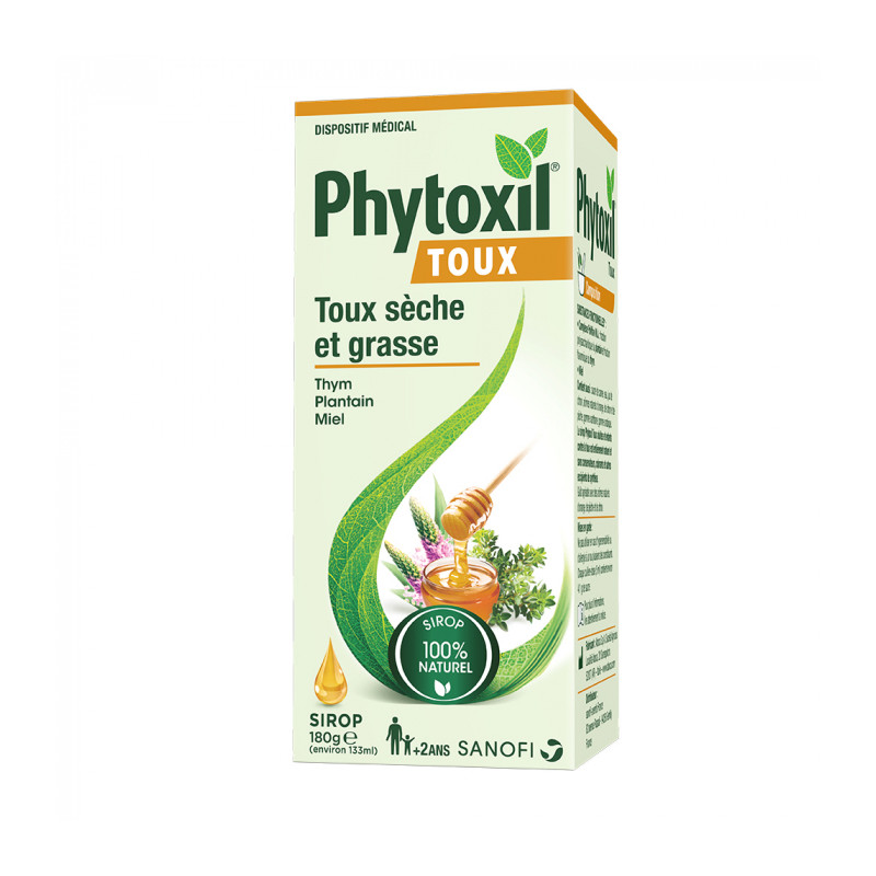 Sirop toux sèches et grasses Phytoxil Sanofi - 133ml