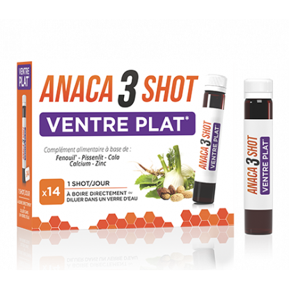 Anaca3 Shot Ventre plat - 14 shots