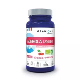 Granions Acérola 1200 Bio - 30 comprimés à croquer
