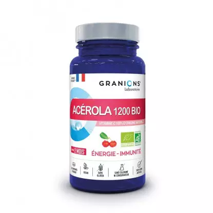 Granions Acérola 1200 Bio - 30 comprimés à croquer
