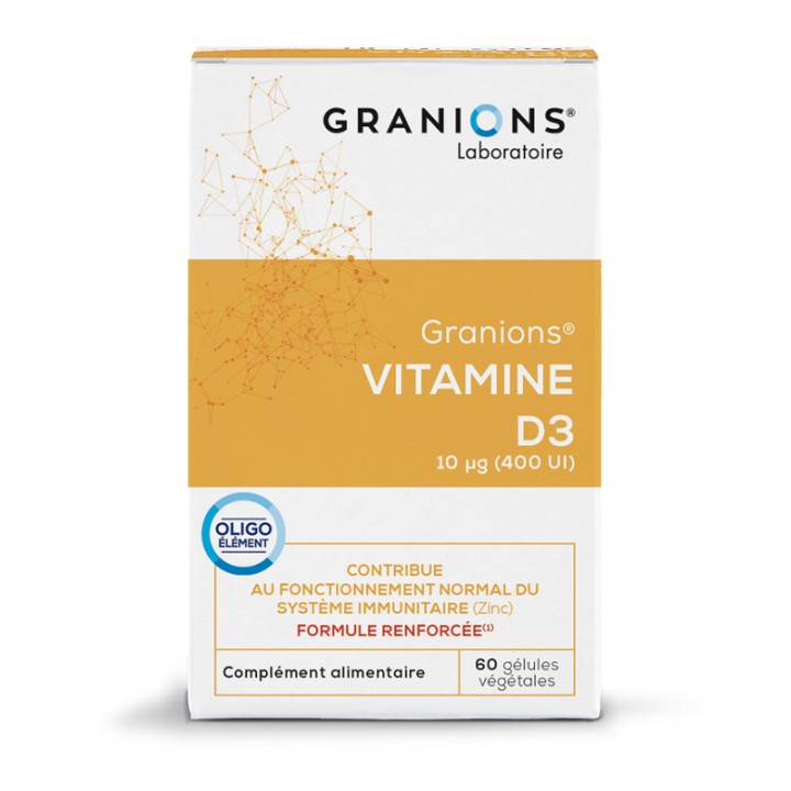 Granions Vitamine D3 - 60 gélules