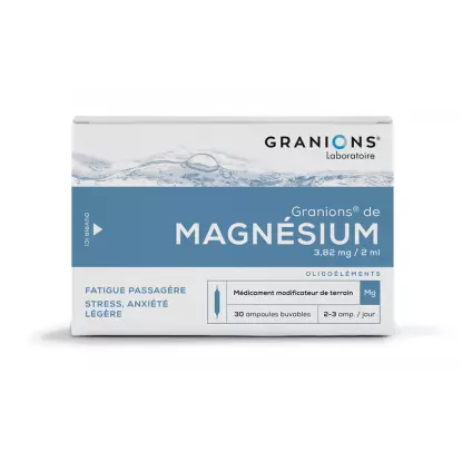 Granions de Magnésium - 30 ampoules