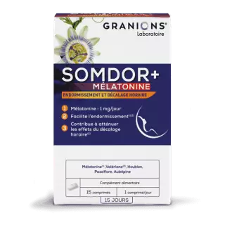 Granions Somdor+ Mélatonine - 15 comprimés