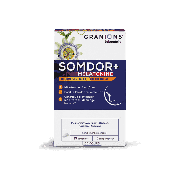 Granions Somdor+ Mélatonine - 15 comprimés