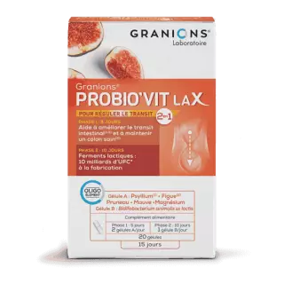 Granions Probio'vit Lax - 20 gélules