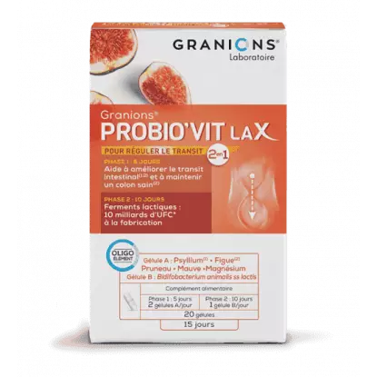 Granions Probio'vit Lax - 20 gélules