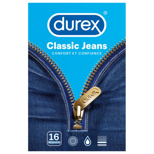 Durex Classic Jeans - 16 préservatifs