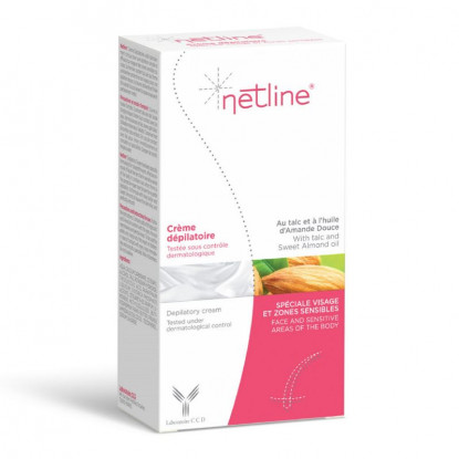 Netline Crème dépilatoire spéciale visage et zone sensibles - 75ml
