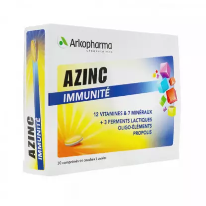 Arkopharma Azinc Immunité - 30 comprimés