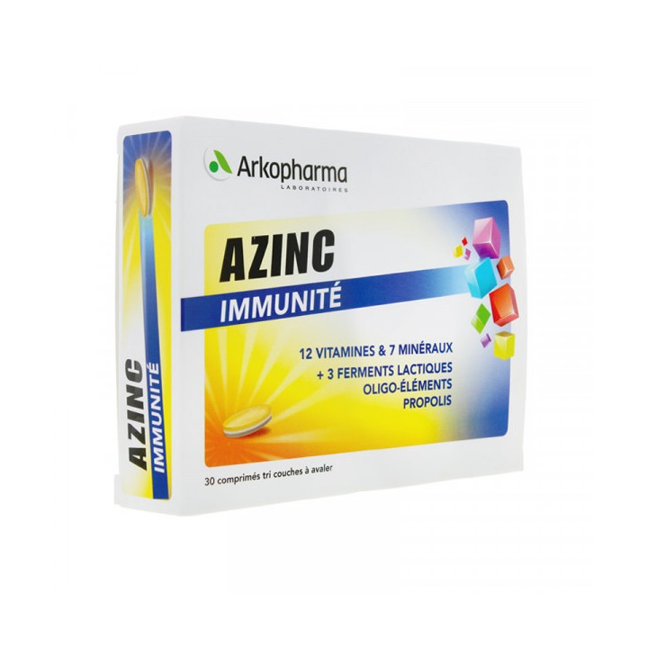Arkopharma Azinc Immunité - 30 comprimés