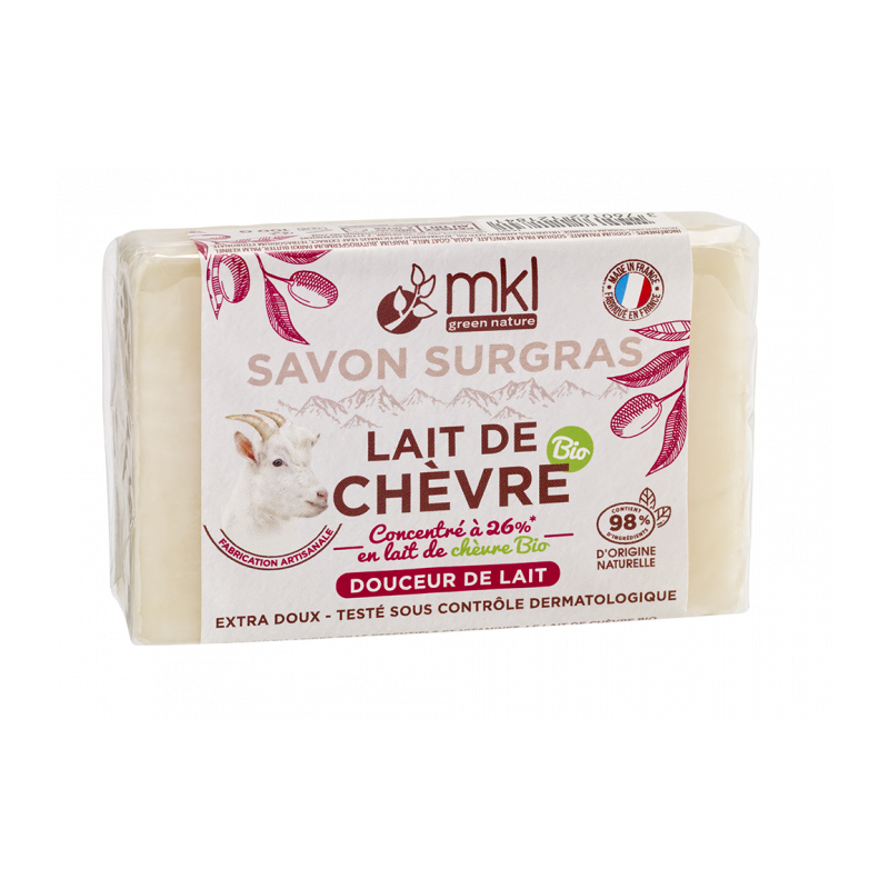 Savon Au Lait De Chèvre 100% Naturel - Les Savons Bio - 100g - Peau Mixte