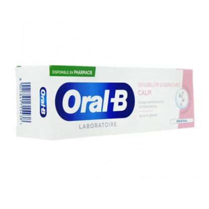 Oral B Dentifrice Sensibilité & gencives Calm original - 75ml
