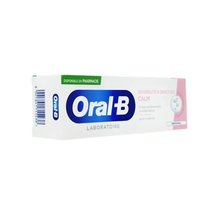 Oral B Dentifrice Sensibilité & gencives Calm original - 75ml