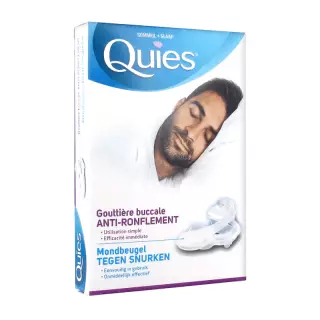 Quies Gouttière buccale anti-ronflement