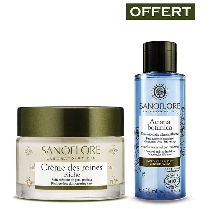 Sanoflore Coffret Crème des reines riche certifié Bio