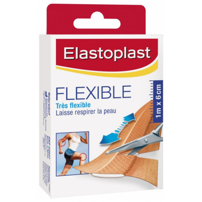 Elastoplast Pansements flexibles - 10 bandes de 10 cm x 6 cm