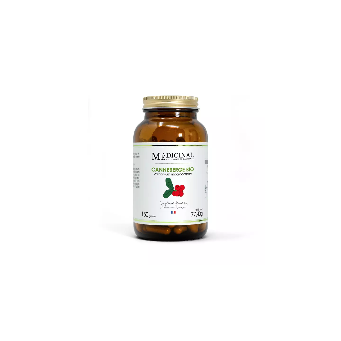 Complément Alimentaire Canneberge 25000mg - 120 Capsules, Nettoyage Des Voies Urinaires, Naturel