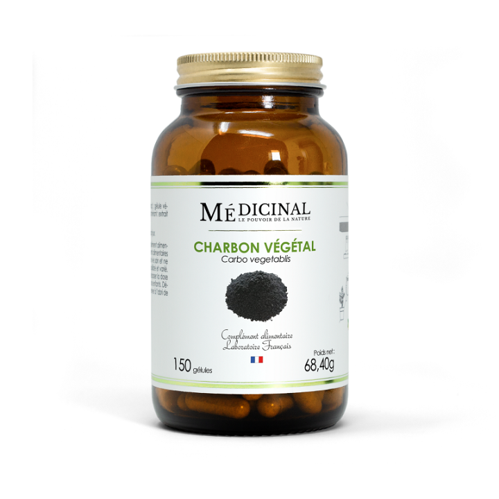 Médiprix Charbon végétal Bio - 150 gélules