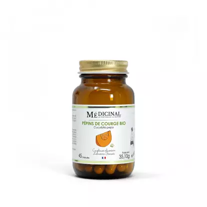 Médiprix Pépins de courge Bio - 45 gélules