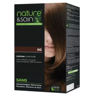 sante verte coloration 5G Chatain clair doré