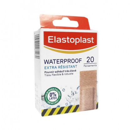 Elastoplast Waterproof extra résistant - 20 pansements