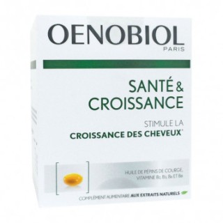 Oenobiol Santé & Croissance cheveux - 180 capsules