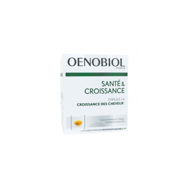 Oenobiol Santé & Croissance cheveux - 180 capsules