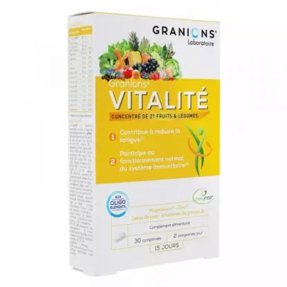 Granions vitalité 30 comprimés