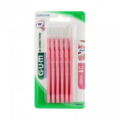 Gum Brossette Interdentaires Bi-direction 1,2mmx6