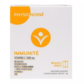 Immubio Physionorm Immunité - 10 sachets doubles
