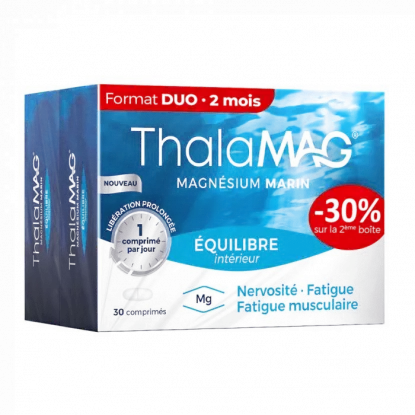 Thalamag magnésium marin équilibre intérieur - Lot de 2 x 30 comprimés