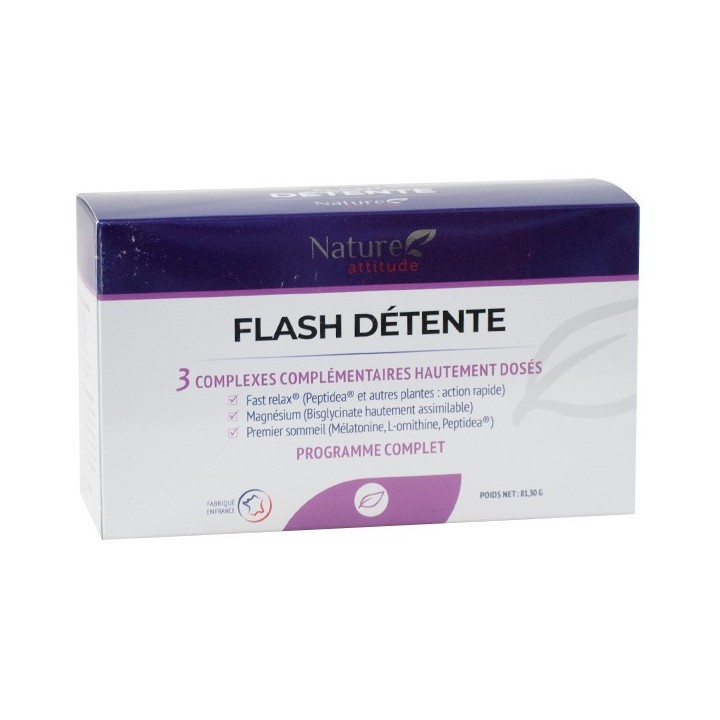 Nature Attitude Flash Détente - 3 piluliers