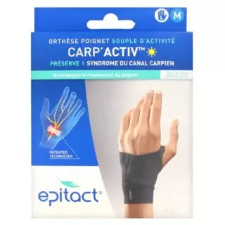 Epitact Carp'Activ Orthèse poignet souple d'activité gauche - Taille M