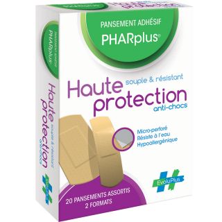 PharPlus Pansement adhésif haute protection anti-chocs x 20