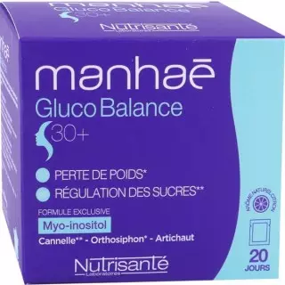 Nutrisanté Manhaé Gluco Balance 30+ - 20 sachets