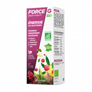 Nutrisanté Force G vitality Bio énergie au quotidien spray - 75 ml