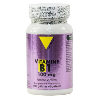 Vitall+ Vitamine B1 100mg - 100 gélules végétales