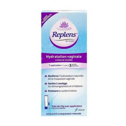 Replens hydratation vaginale longue durée 35g