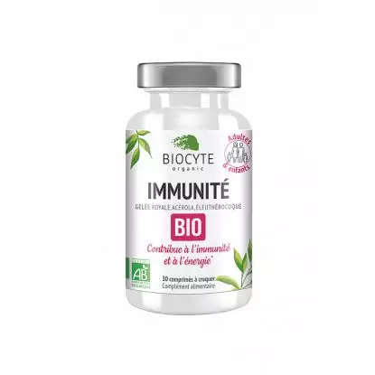 Biocyte Immunité Bio - 30 comprimés à croquer