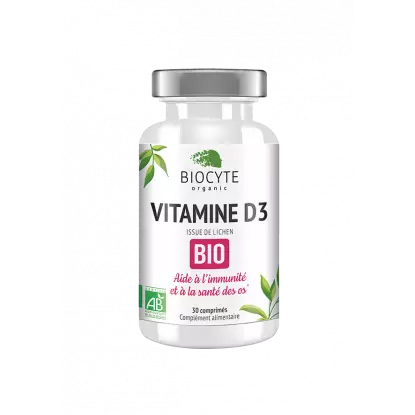 Biocyte Vitamine D3 Bio - 30 comprimés