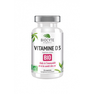 Biocyte Vitamine D3 Bio - 30 comprimés